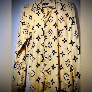 Yellow LV Dress Shirt